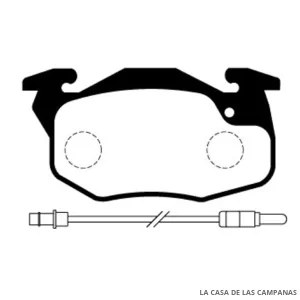 L3775-3M PASTILLAS DE FRENO DELANTERO