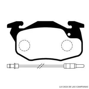 L3775-4ULT PASTILLAS DE FRENO DELANTERO