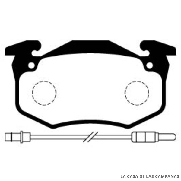 L3775-7M PASTILLAS DE FRENO DELANTERO