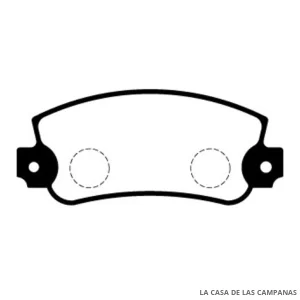 L3781-1M PASTILLAS DE FRENO DELANTERO
