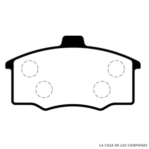 L3782-1M PASTILLAS DE FRENO DELANTERO