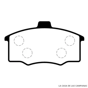 L3782-3M PASTILLAS DE FRENO DELANTERO
