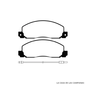 L3811-0M PASTILLAS DE FRENO DELANTERO