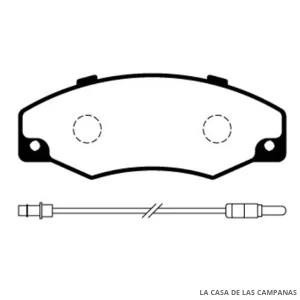 L3813-0M PASTILLAS DE FRENO DELANTERO