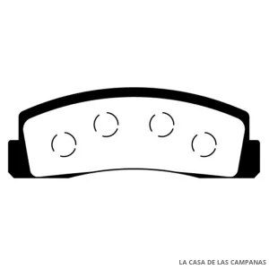 L3815-0M PASTILLAS DE FRENO DELANTERO