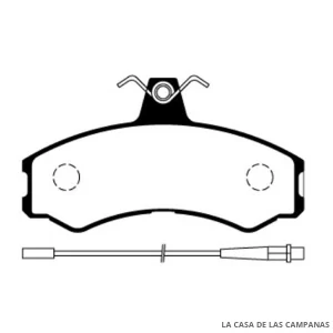 L3816-0M PASTILLAS DE FRENO DELANTERO