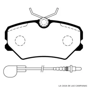 L3817-0M PASTILLAS DE FRENO DELANTERO