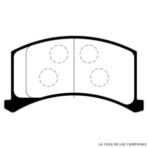 L3819-0M PASTILLAS DE FRENO DELANTERO