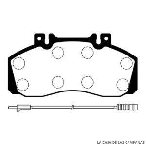 L3821-1M PASTILLAS DE FRENO DELANTERO