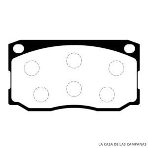 L3822-0M PASTILLAS DE FRENO DELANTERO