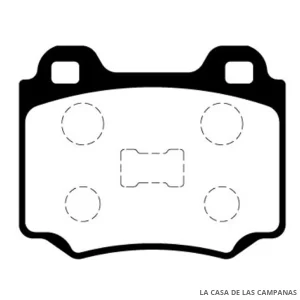 L3823-0M PASTILLAS DE FRENO DELANTERO