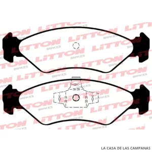 L3826-2M PASTILLAS DE FRENO DELANTERO