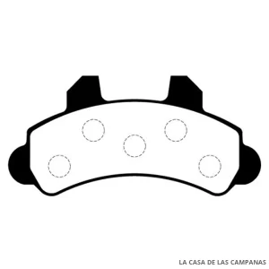 L3829-0M PASTILLAS DE FRENO DELANTERO