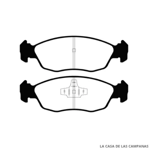 L3830-2M PASTILLAS DE FRENO DELANTERO