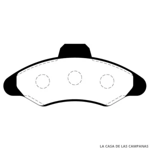L3833-0M PASTILLAS DE FRENO DELANTERO