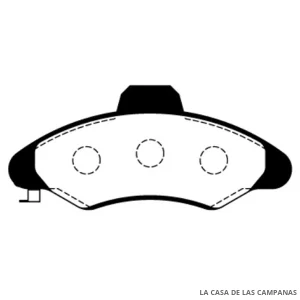 L3833-1M PASTILLAS DE FRENO DELANTERO