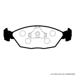 L3834-0M PASTILLAS DE FRENO DELANTERO