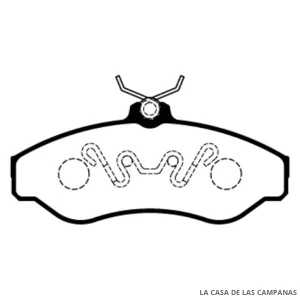 L3836-0M PASTILLAS DE FRENO DELANTERO