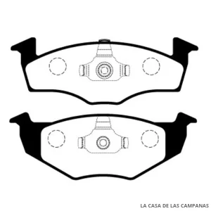 L3837-2M PASTILLAS DE FRENO DELANTERO