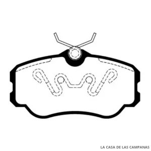 L3838-0M PASTILLAS DE FRENO DELANTERO