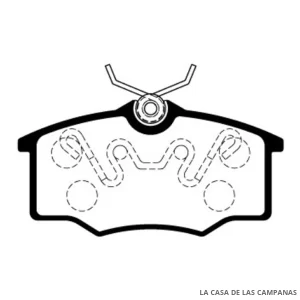 L3840-0M PASTILLAS DE FRENO DELANTERO