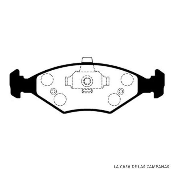 L3841-0M PASTILLAS DE FRENO DELANTERO