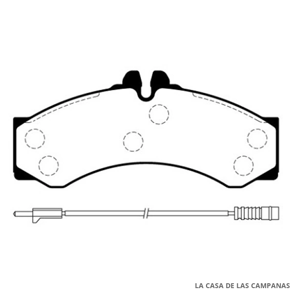 L3842-0M PASTILLAS DE FRENO DELANTERO