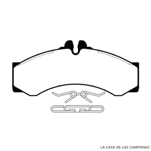 L3842-1M PASTILLAS DE FRENO DELANTERO
