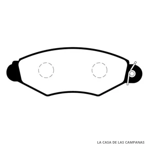 L3844-0M PASTILLAS DE FRENO DELANTERO