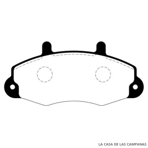 L3845-0M PASTILLAS DE FRENO DELANTERO