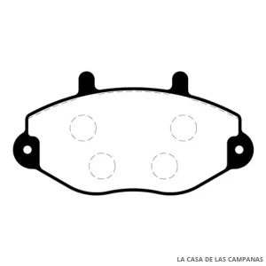 L3846-0M PASTILLAS DE FRENO DELANTERO