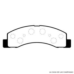 L3847-0M PASTILLAS DE FRENO DELANTERO