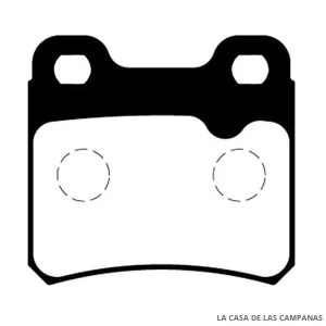 L3853-0M PASTILLAS DE FRENO TRASERO