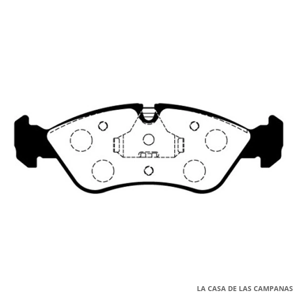 L3854-0M PASTILLAS DE FRENO DELANTERO