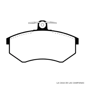 L3856-1M PASTILLAS DE FRENO DELANTERO
