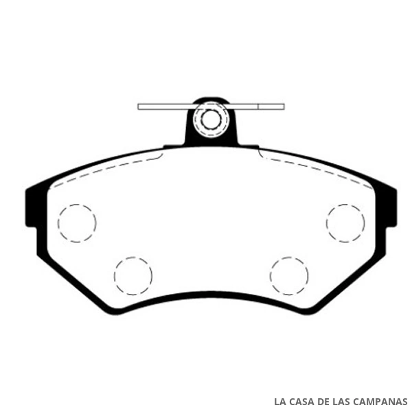 L3857-0ULT PASTILLAS DE FRENO DELANTERO