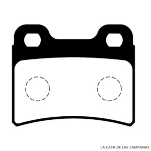 L3860-0M PASTILLAS DE FRENO TRASERO