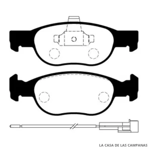 L3862-1M PASTILLAS DE FRENO DELANTERO