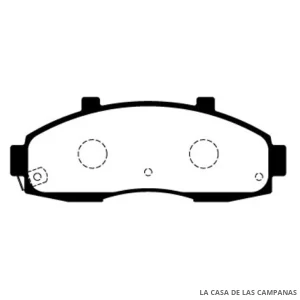 L3866-0M PASTILLAS DE FRENO DELANTERO