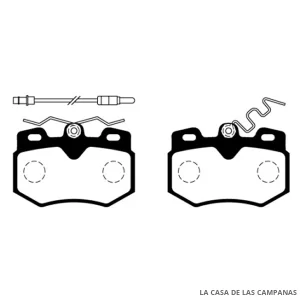 L3869-0M PASTILLAS DE FRENO DELANTERO