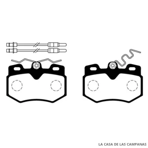 L3869-1M PASTILLAS DE FRENO DELANTERO