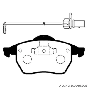L3875-3M PASTILLAS DE FRENO DELANTERO