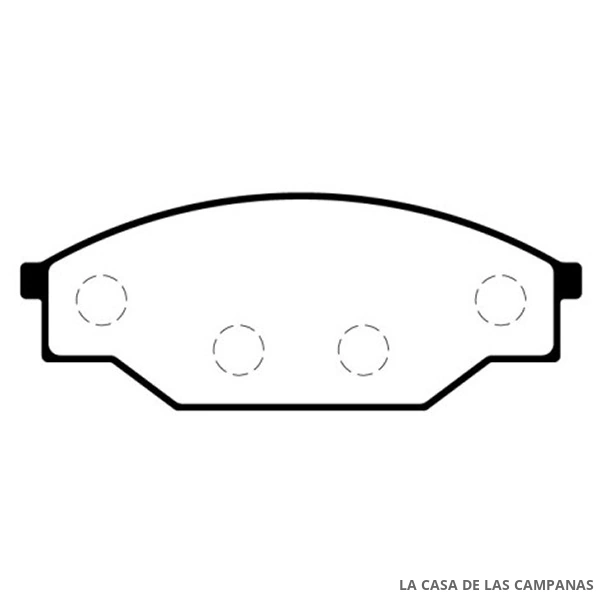 L3878-0M PASTILLAS DE FRENO DELANTERO