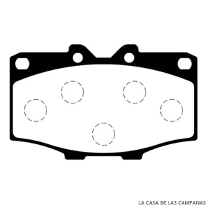 L3879-0M PASTILLAS DE FRENO DELANTERO