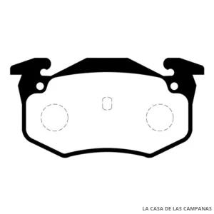 L3886-0M PASTILLAS DE FRENO TRASERO