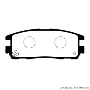L3892-0M PASTILLAS DE FRENO TRASERO