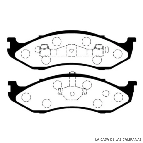 L3899-0M PASTILLAS DE FRENO DELANTERO