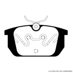 L3902-0M PASTILLAS DE FRENO TRASERO