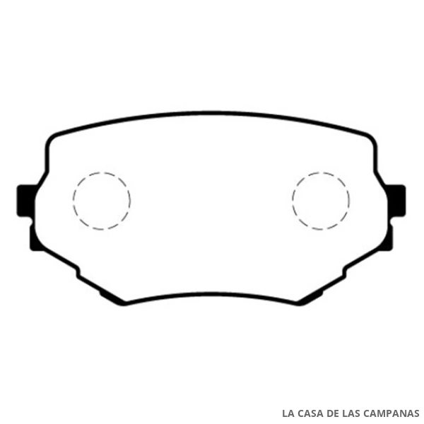 L3904-0M PASTILLAS DE FRENO DELANTERO