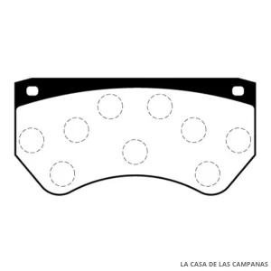 L3906-0M PASTILLAS DE FRENO DELANTERO